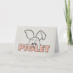 Winnie the Pooh   Piglet Peek-A-Boo Card