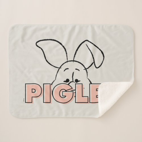 Winnie the Pooh  Piglet Peek_A_Boo Sherpa Blanket