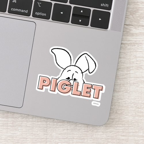 Winnie the Pooh  Piglet Peek_A_Boo Sticker