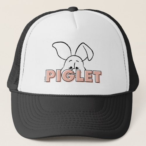 Winnie the Pooh  Piglet Peek_A_Boo Trucker Hat