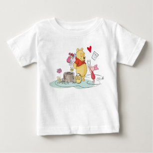 Winnie the Pooh & Piglet   Sweet Like Honey Baby T-Shirt