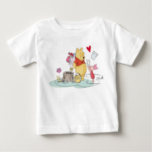 Winnie the Pooh & Piglet Sweet Like Honey Baby T-Shirt