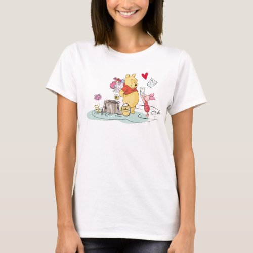 Winnie the Pooh  Piglet  Sweet Like Honey T_Shirt