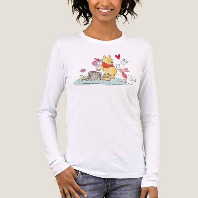 Winnie the Pooh & Piglet | Sweet Like Honey Tri-Blend Shirt (Front)