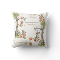 Winnie the Pooh Pillow; Hundred Acre Wood Throw Pillow