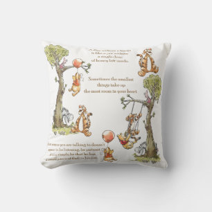 Winnie the Pooh Pillow; Hundred Acre Wood Throw Pillow