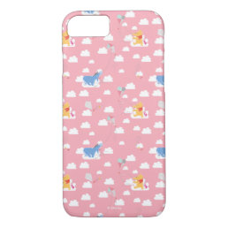 Winnie the Pooh | Pink Flying Kite Days Pattern iPhone 8/7 Case