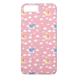 Winnie the Pooh | Pink Flying Kite Days Pattern iPhone 8 Plus/7 Plus Case
