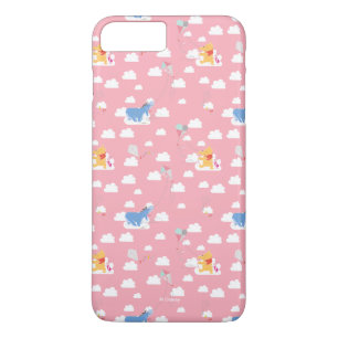 Winnie the Pooh Pink Flying Kite Days Pattern iPhone 8 Plus/7 Plus Case