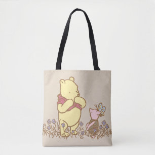 Winnie the Pooh Pooh and Piglet in Field Classic Tote Bag