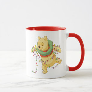 Winnie the Pooh Pooh Christmas Lights Mug
