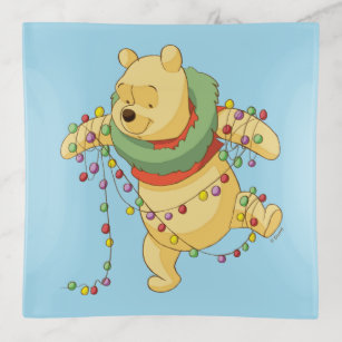 Winnie the Pooh   Pooh Christmas Lights Trinket Tray