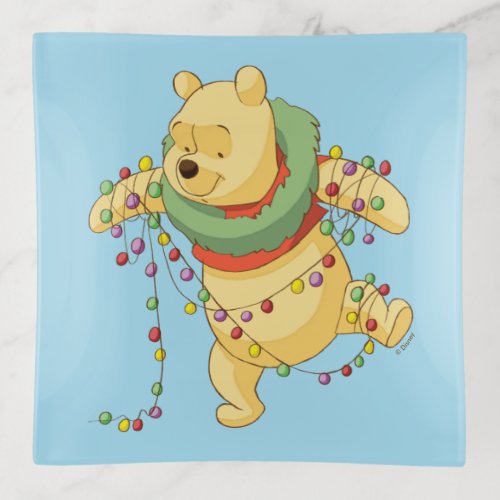 Winnie the Pooh  Pooh Christmas Lights Trinket Tray