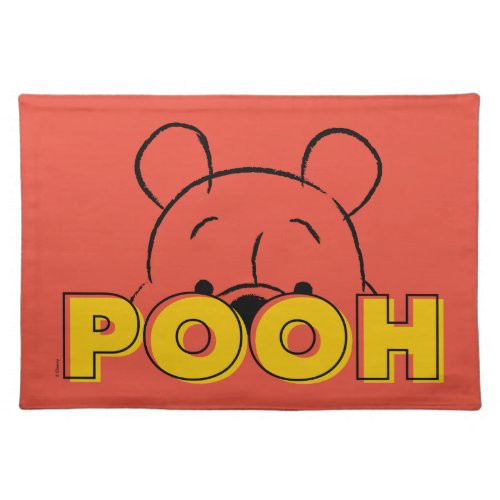Winnie the Pooh  Pooh Peek_A_Boo Cloth Placemat