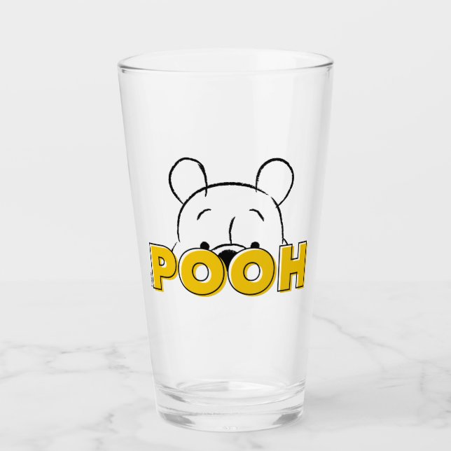 Winnie the Pooh | Pooh Peek-A-Boo Glass (Front)
