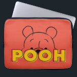 Winnie the Pooh | Pooh Peek-A-Boo Laptop Sleeve<br><div class="desc">Peek-A-Boo from Winnie the Pooh! This cute graphic features Winnie the Pooh peeking over his name.</div>