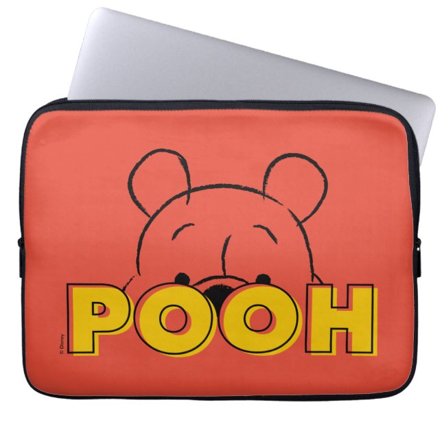 Winnie the Pooh | Pooh Peek-A-Boo Laptop Sleeve (Front)