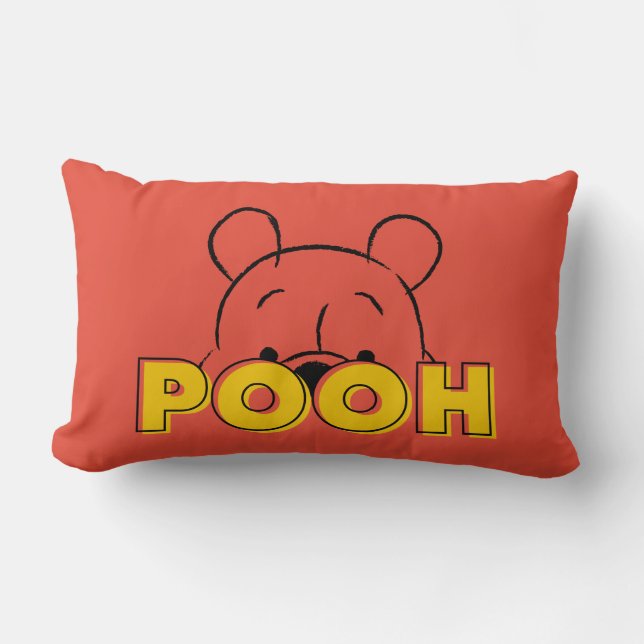 Winnie the Pooh | Pooh Peek-A-Boo Lumbar Pillow (Front)