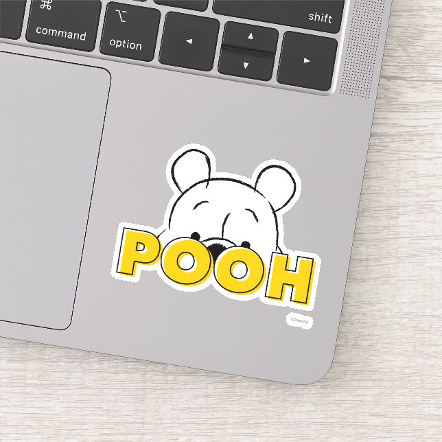 Winnie the Pooh | Pooh Peek-A-Boo Sticker (Detail)