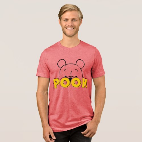 Winnie the Pooh  Pooh Peek_A_Boo Tri_Blend Shirt