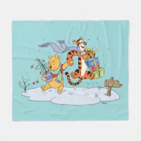 Pooh and Piglet, Boo Pooh Sherpa Blanket, Zazzle