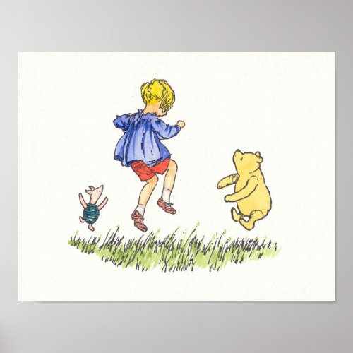 Winnie The Pooh_ Practice Jumps Poster