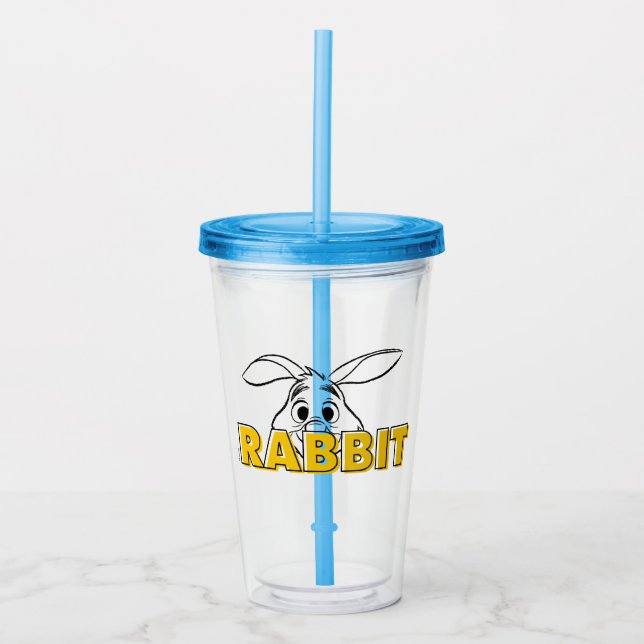 Winnie the Pooh | Rabbit Peek-A-Boo Acrylic Tumbler (Front)