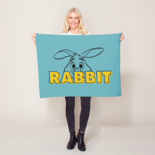 Winnie the Pooh   Rabbit Peek-A-Boo Fleece Blanket