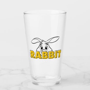 Winnie The Pooh | Rabbit Peek-a-boo Glass by winniethepooh at Zazzle