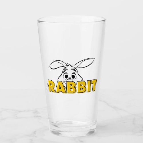 Winnie the Pooh  Rabbit Peek_A_Boo Glass
