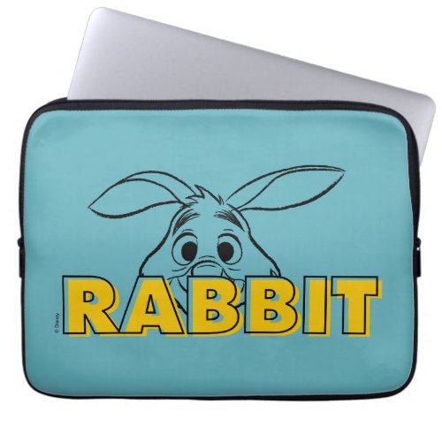 Winnie the Pooh  Rabbit Peek_A_Boo Laptop Sleeve