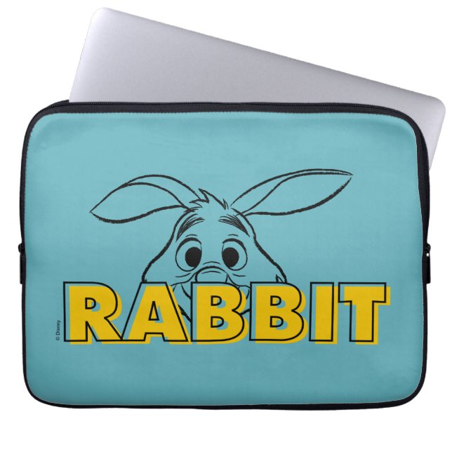 Winnie the Pooh | Rabbit Peek-A-Boo Laptop Sleeve (Front)