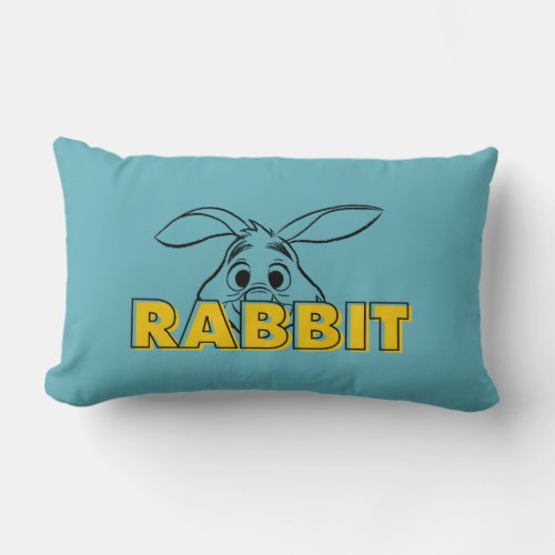 Winnie the Pooh  Rabbit Peek_A_Boo Lumbar Pillow
