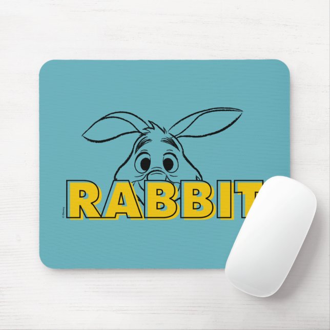 Winnie the Pooh | Rabbit Peek-A-Boo Mouse Pad (With Mouse)