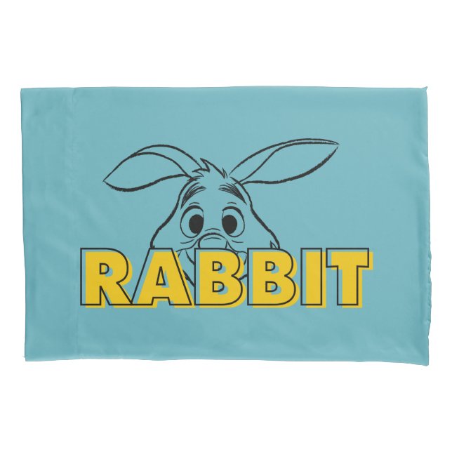 Winnie the Pooh | Rabbit Peek-A-Boo Pillow Case (Front)