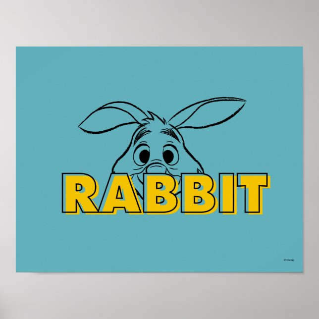 Winnie the Pooh | Rabbit Peek-A-Boo Poster (Front)