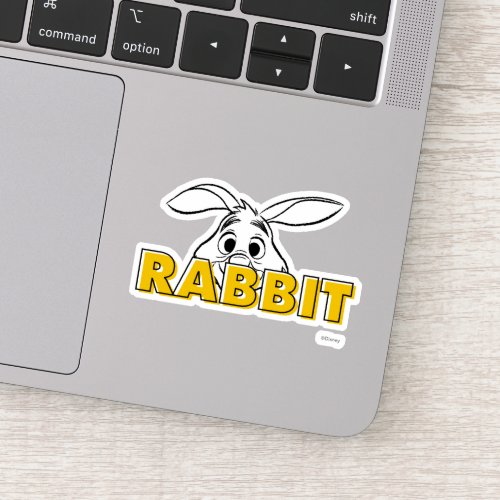 Winnie the Pooh  Rabbit Peek_A_Boo Sticker
