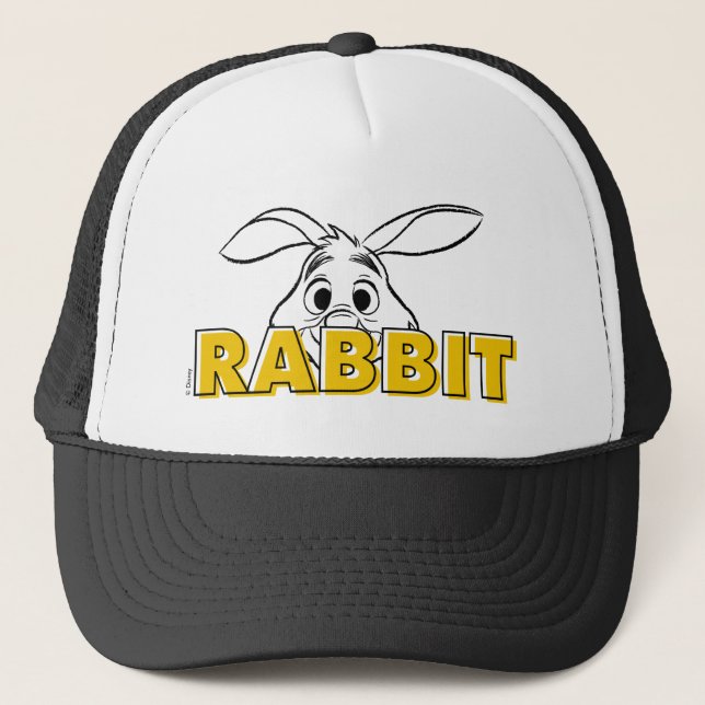 Winnie the Pooh | Rabbit Peek-A-Boo Trucker Hat (Front)