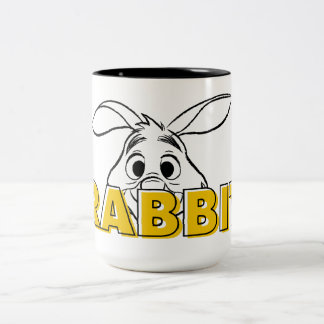 Winnie the Pooh | Rabbit Peek-A-Boo Two-Tone Coffee Mug