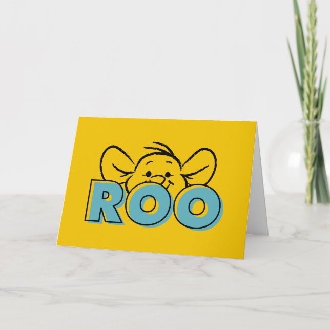 Winnie the Pooh | Roo Peek-A-Boo Card (Front)