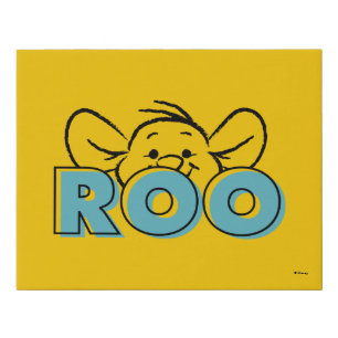 Winnie the Pooh   Roo Peek-A-Boo Faux Canvas Print