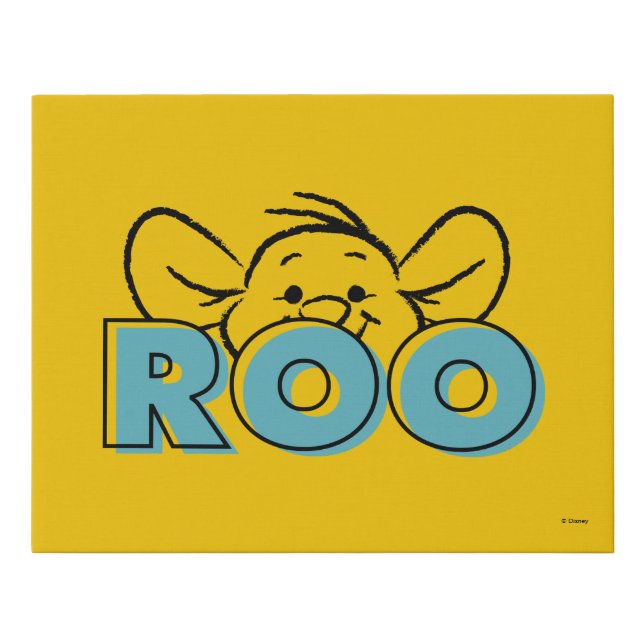 Winnie the Pooh | Roo Peek-A-Boo Faux Canvas Print (Front)