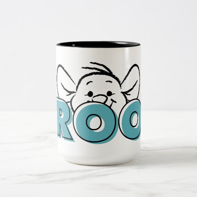 Winnie the Pooh | Roo Peek-A-Boo Two-Tone Coffee Mug (Center)