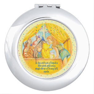Winnie The Pooh - Round Compact Mirror