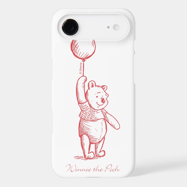 Winnie the Pooh Sketch Case-Mate iPhone Case (Back)