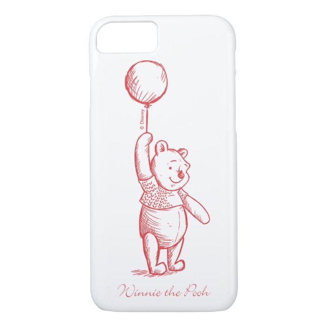 Winnie the Pooh Sketch Case-Mate iPhone Case (Back)