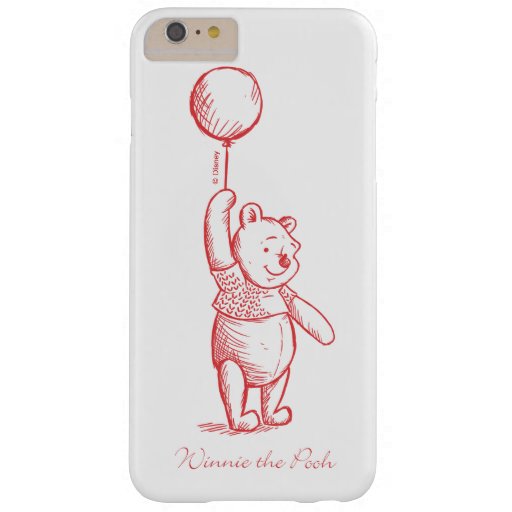 Winnie the Pooh Sketch Barely There iPhone 6 Plus Case