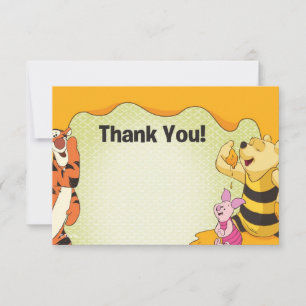 Winnie the Pooh Thank You Cards