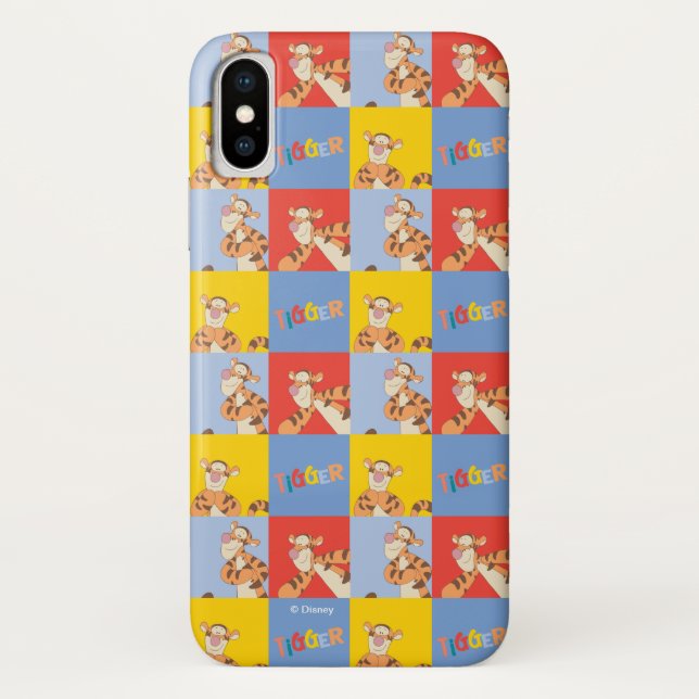 Winnie the Pooh | Tigger Bright Mosaic Pattern Case-Mate iPhone Case (Back)