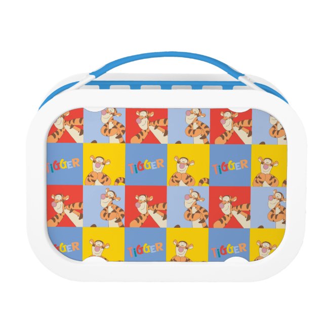 Winnie the Pooh | Tigger Bright Mosaic Pattern Lunch Box (Front)